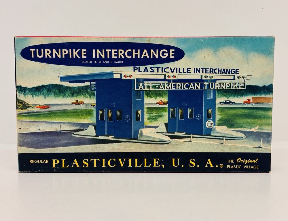 Plasticville O & S Gauge Turnpike Interchange 1900-198 Complete w/ Box